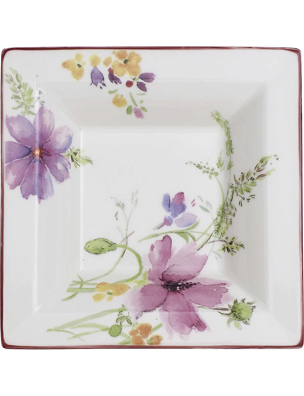 VILLEROY & BOCH Mariefleur Gifts Porcelain Square Bowl 14cm 1 VILLEROY & BOCH Mariefleur Gifts Porcelain Square Bowl 14cm