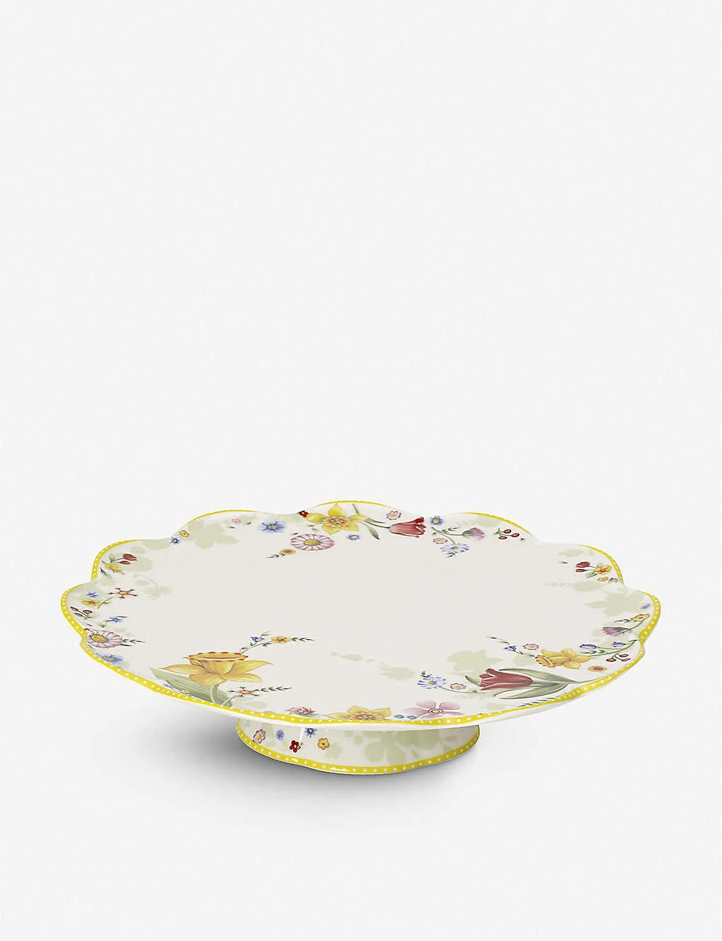 VILLEROY & BOCH Spring Awakening Footed Cake Plate 1 VILLEROY & BOCH Spring Awakening Footed Cake Plate