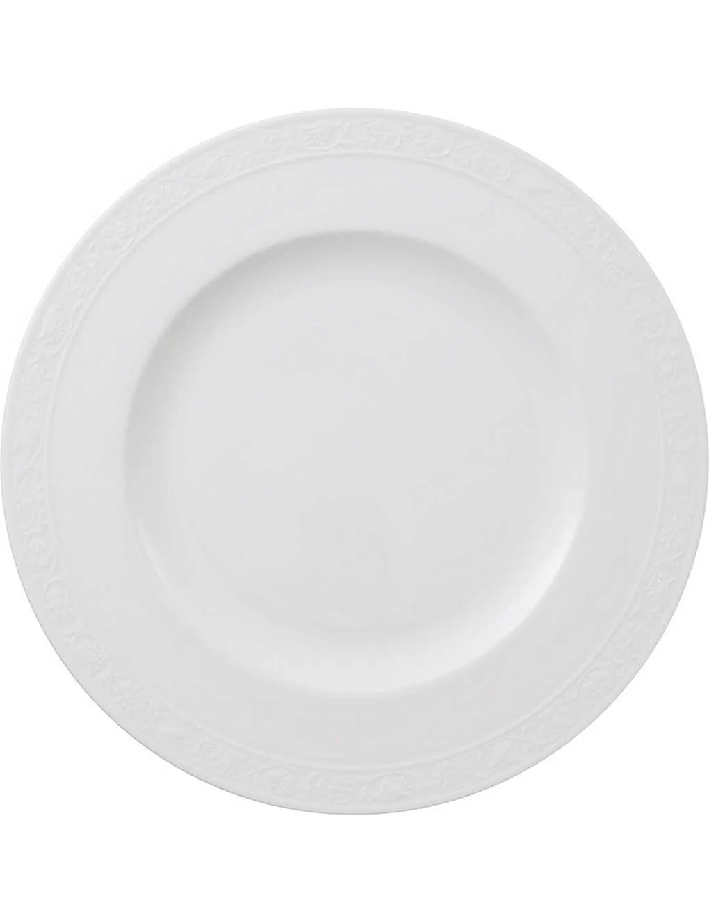 VILLEROY & BOCH White Pearl Porcelain Plate 27cm 1 VILLEROY & BOCH White Pearl Porcelain Plate 27cm