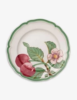 VILLEROY & BOCH French Garden Modern Fruits Cherry-print Porcelain Salad Plate 21cm