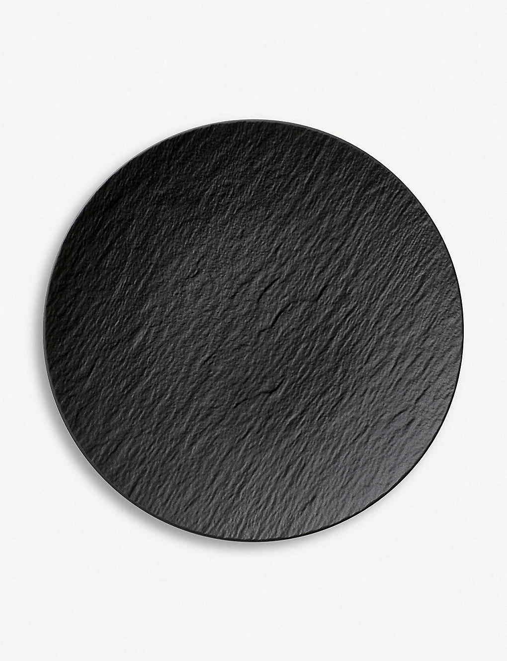 VILLEROY & BOCH Manufacture Rock Coupe Universal Porcelain Plate 25cm Black 1 VILLEROY & BOCH Manufacture Rock Coupe Universal Porcelain Plate 25cm Black