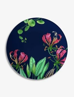 VILLEROY & BOCH Avarua Leaf-print Porcelain Bread And Butter Plate 16cm