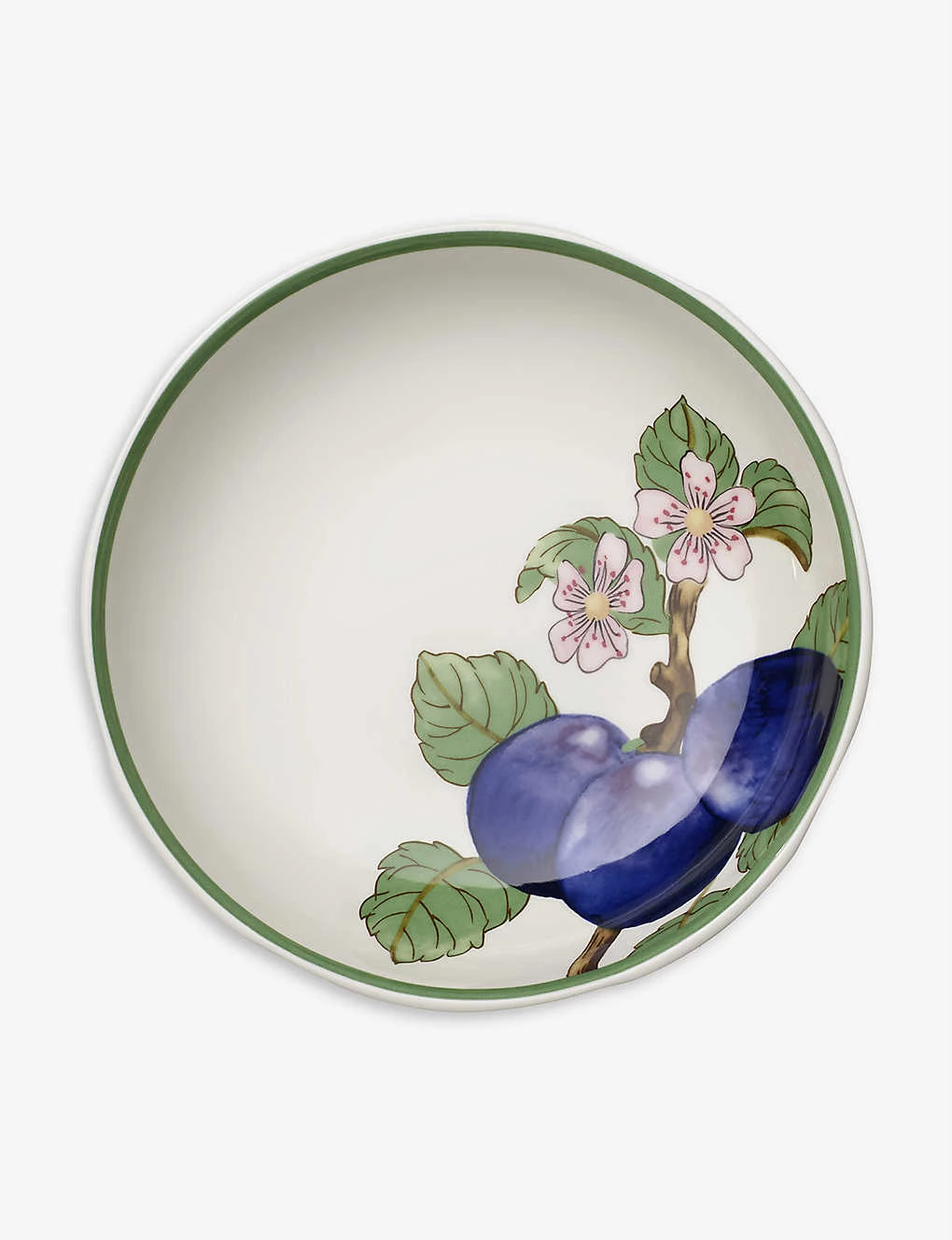 VILLEROY & BOCH French Garden Modern Fruits Plum-print Porcelain Bowl 1.2L 1 VILLEROY & BOCH French Garden Modern Fruits Plum-print Porcelain Bowl 1.2L
