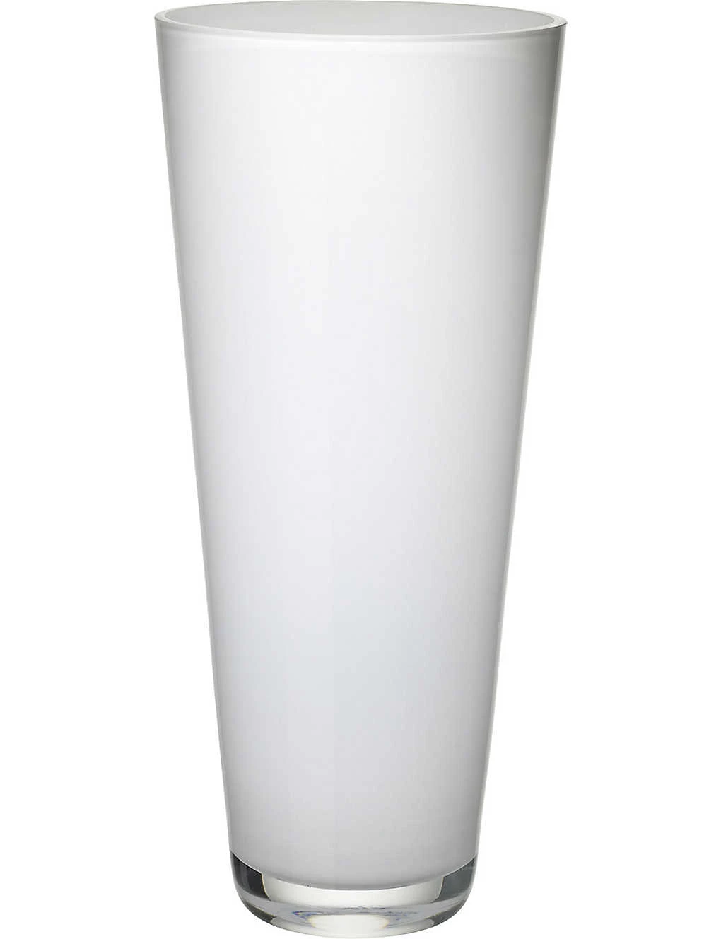 VILLEROY & BOCH Verso Arctic Breeze Large Glass Vase 38cm White 2 VILLEROY & BOCH Verso Arctic Breeze Large Glass Vase 38cm White - Image 2