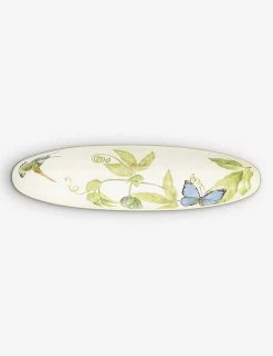VILLEROY & BOCH Amazonia Floral-print Porcelain Oval Bowl 29cm