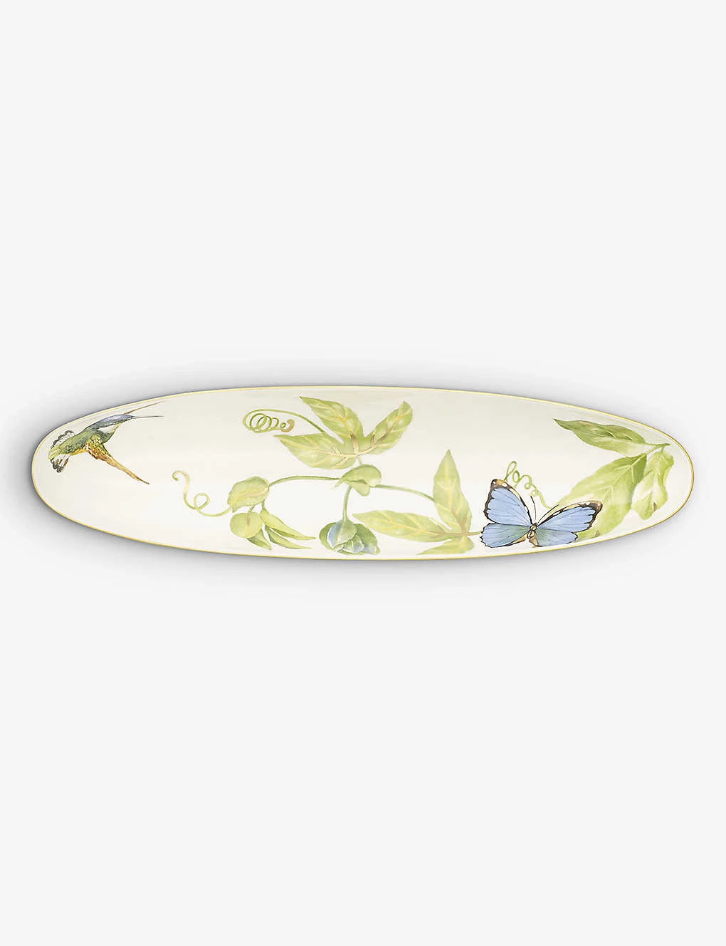 VILLEROY & BOCH Amazonia Floral-print Porcelain Oval Bowl 29cm 1 VILLEROY & BOCH Amazonia Floral-print Porcelain Oval Bowl 29cm