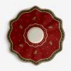VILLEROY & BOCH Tea's Delight Porcelain Teacup Saucer Red