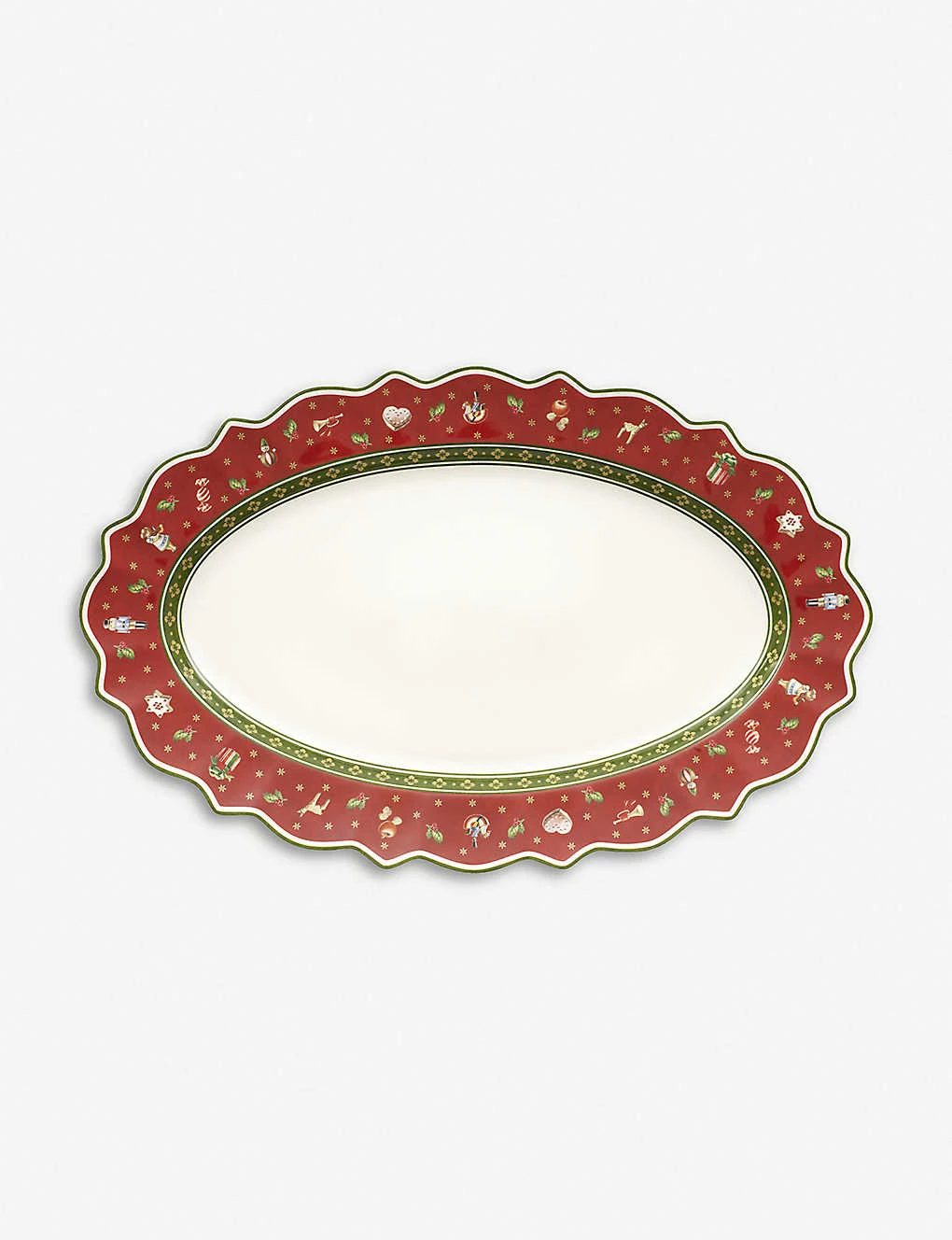 VILLEROY & BOCH Toy's Delight Serving Platter 41cm Red 1 VILLEROY & BOCH Toy's Delight Serving Platter 41cm Red