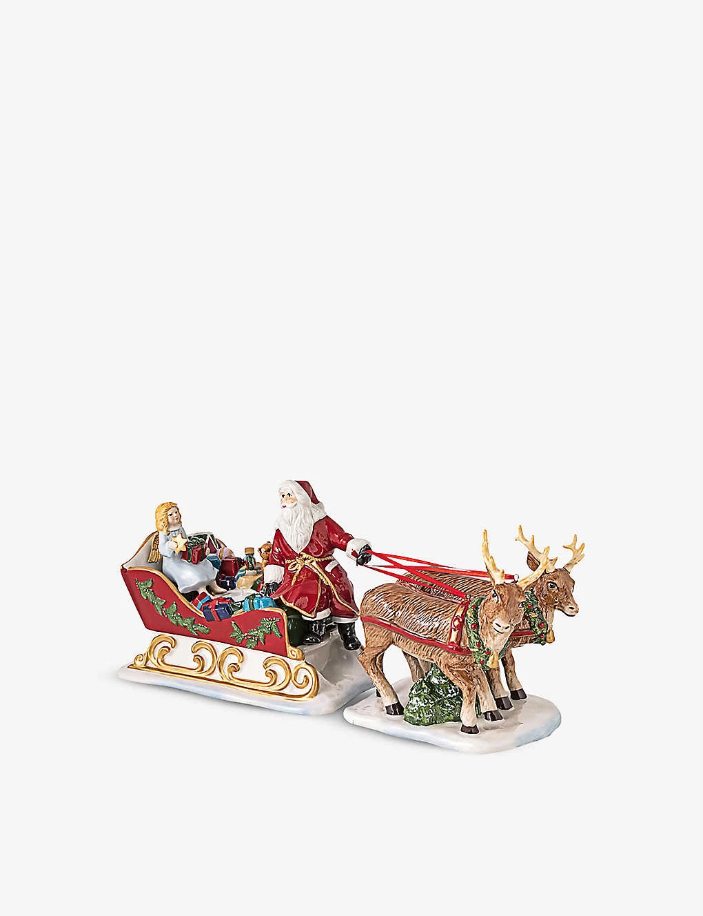 VILLEROY & BOCH Christmas Toys Sleigh Porcelain Statue 1 VILLEROY & BOCH Christmas Toys Sleigh Porcelain Statue