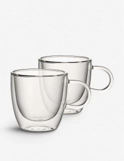 VILLEROY & BOCH Artesano Borosilicate-glass Cup Set Of Two