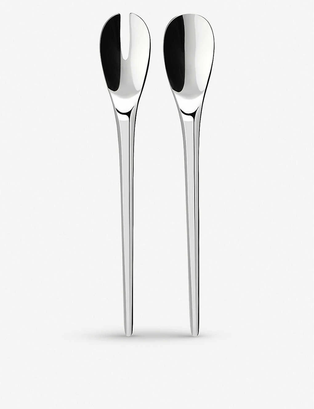 VILLEROY & BOCH New Moon Stainless-steel Salad Server Set Of Two 25cm 1 VILLEROY & BOCH New Moon Stainless-steel Salad Server Set Of Two 25cm