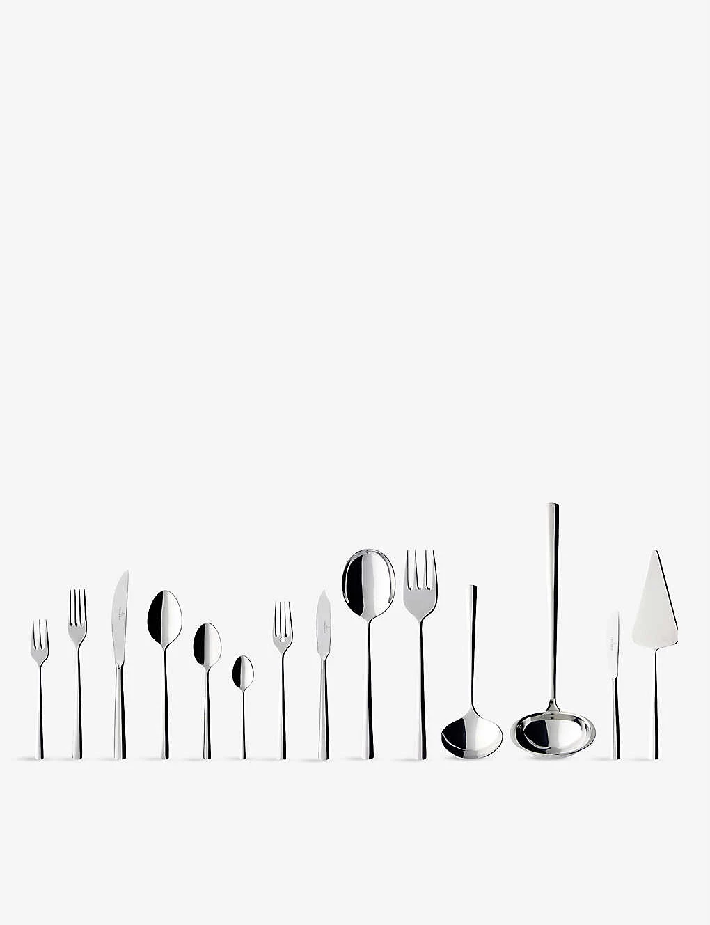 VILLEROY & BOCH Piemont 113-piece Stainless Steel Cutlery Set 1 VILLEROY & BOCH Piemont 113-piece Stainless Steel Cutlery Set