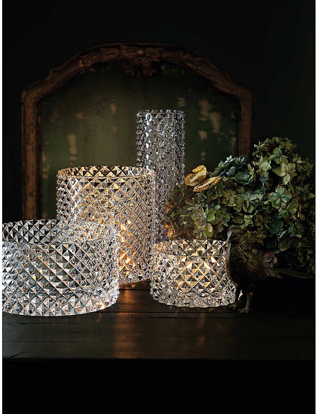 VILLEROY & BOCH Pieces Of Jewellery Crystal Vase/hurricane Lamp 18cm Clear 2 VILLEROY & BOCH Pieces Of Jewellery Crystal Vase/hurricane Lamp 18cm Clear - Image 2