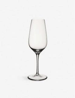 VILLEROY & BOCH Entrée Crystal Champagne Flutes Set Of Four