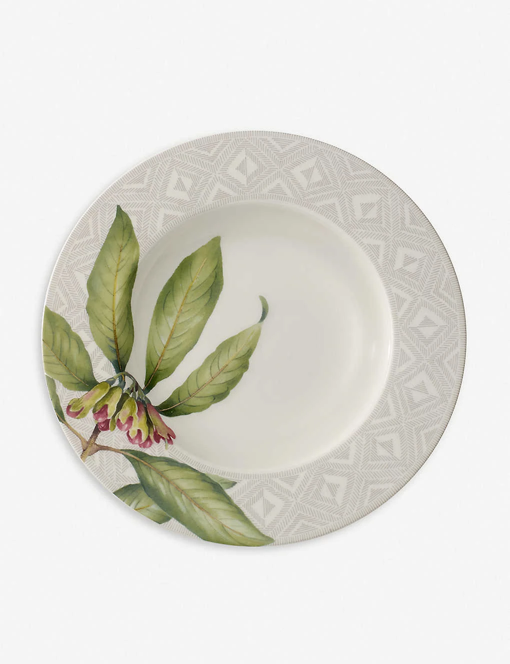 VILLEROY & BOCH Malindi Bone Porcelain Soup Plate 24cm Multi Coloured 1 VILLEROY & BOCH Malindi Bone Porcelain Soup Plate 24cm Multi Coloured