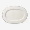 VILLEROY & BOCH Anmut Rosewood Oval Platter 41cm White