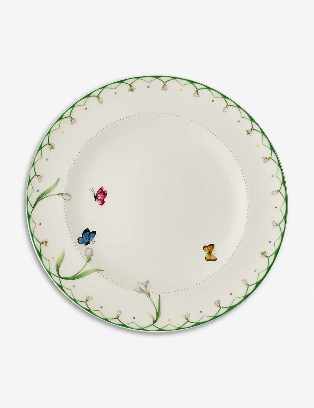 VILLEROY & BOCH Colourful Spring Dinner Plate 27cm Green Multi Coloured 1 VILLEROY & BOCH Colourful Spring Dinner Plate 27cm Green Multi Coloured