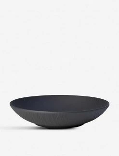 VILLEROY & BOCH Manufacture Rock Porcelain Bowl 24cm Black