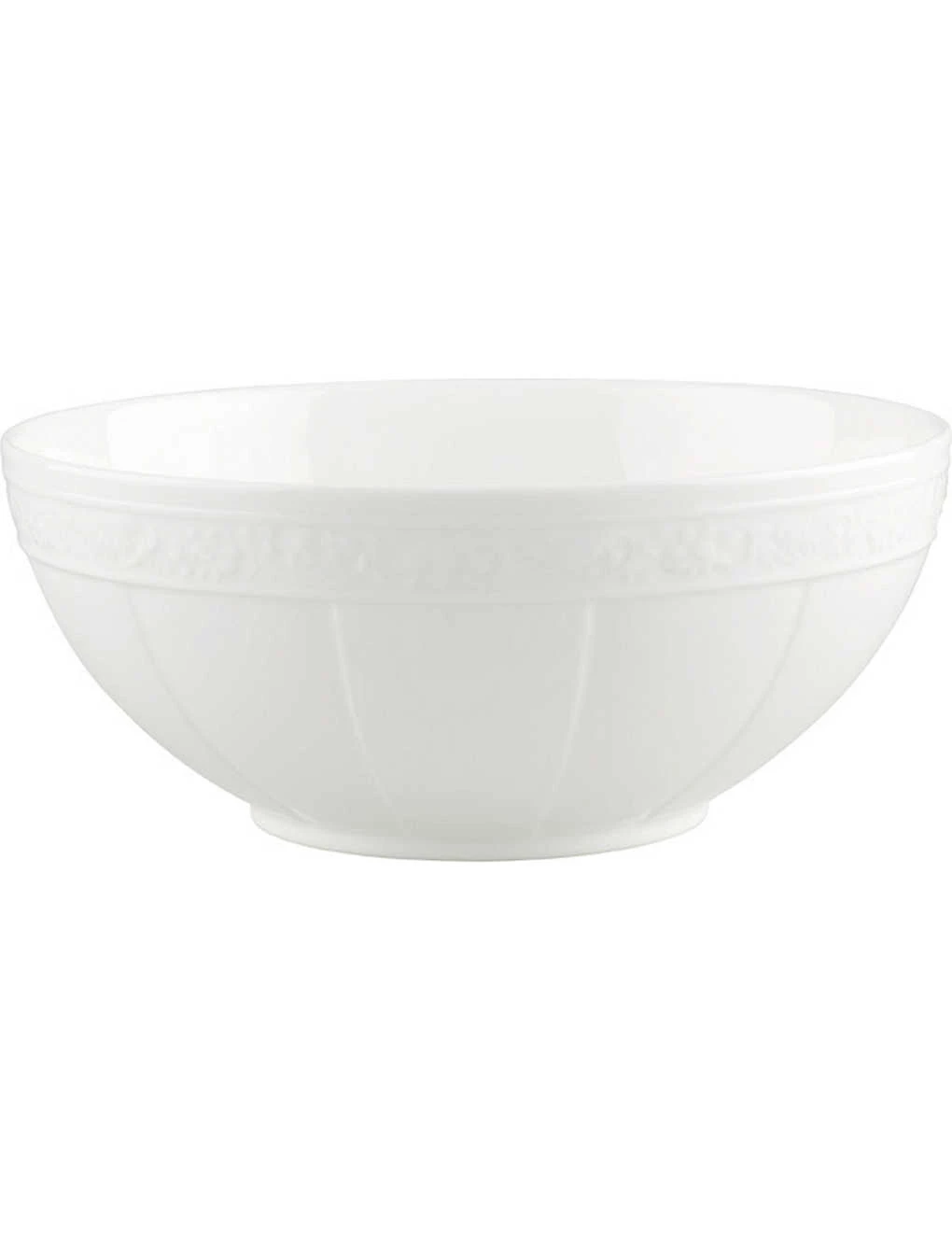 VILLEROY & BOCH White Pearl Porcelain Salad Bowl 21cm 1 VILLEROY & BOCH White Pearl Porcelain Salad Bowl 21cm